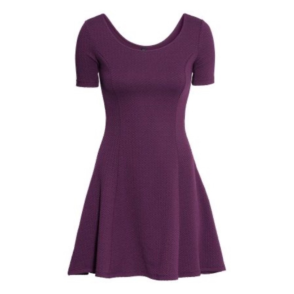 NWT H&M Short Sleeve Mini Fit&Flare Dress